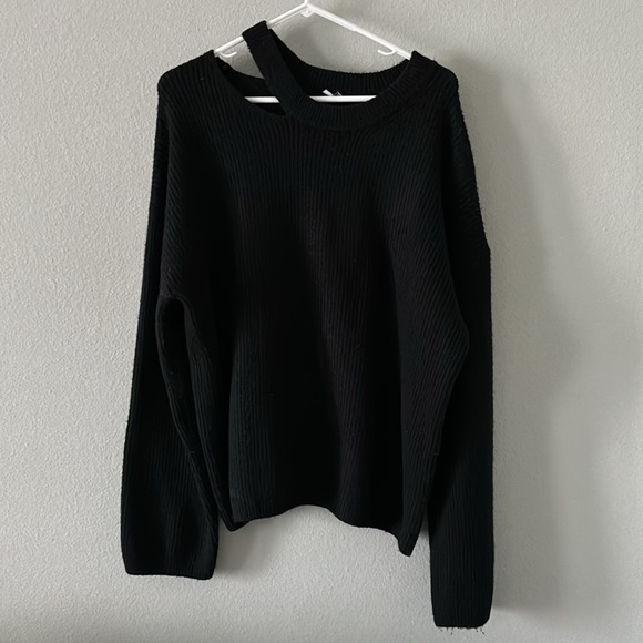 Rails Black Cutout Sweater - Picture 2 of 6
